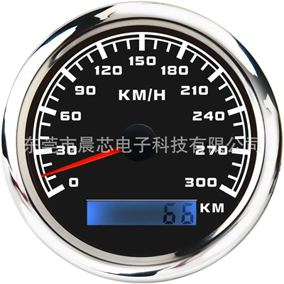 Other vehicle instruments — Accumulated Mileage, Universal for Diesel - cx8195-black-plate-silver-cover-300km