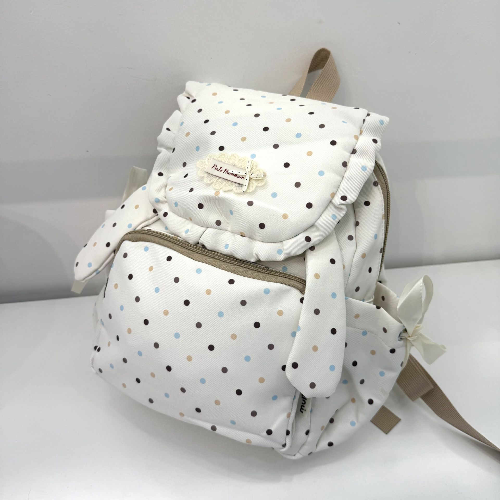 Mochila de dibujos animados para niños, mochila pequeña, 7 - 9 - 11 - 13 años, bolsas de moda para niños y niñas, color caramelo, ligero