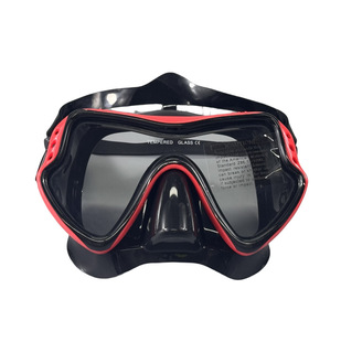 Diving Supplies Free Scuba Mask Diving Goggles Tempered Glass Swimming Diving Snorkeling Transparent Silicone Mask