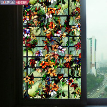 贴纸静电遮光自粘纸磨砂玻璃彩色贴膜美窗户S玻璃贴纸卫生间窗纸R