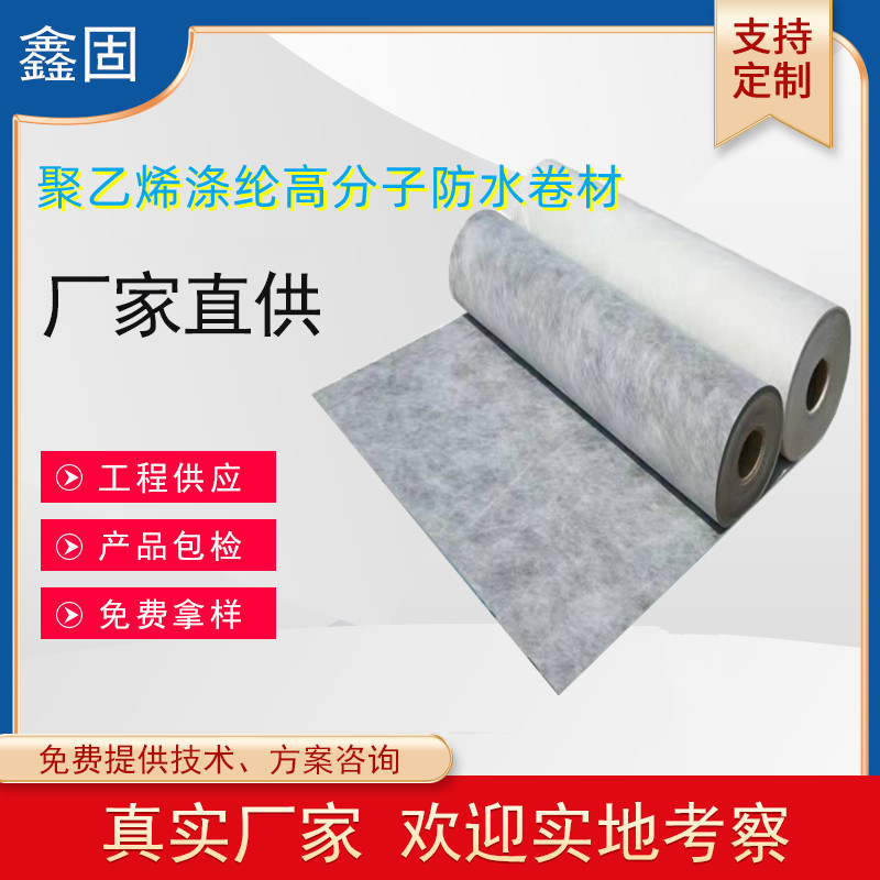 聚乙烯高分子涤纶防水卷材 TS高分子防水布聚酯复合防水卷材 厂家