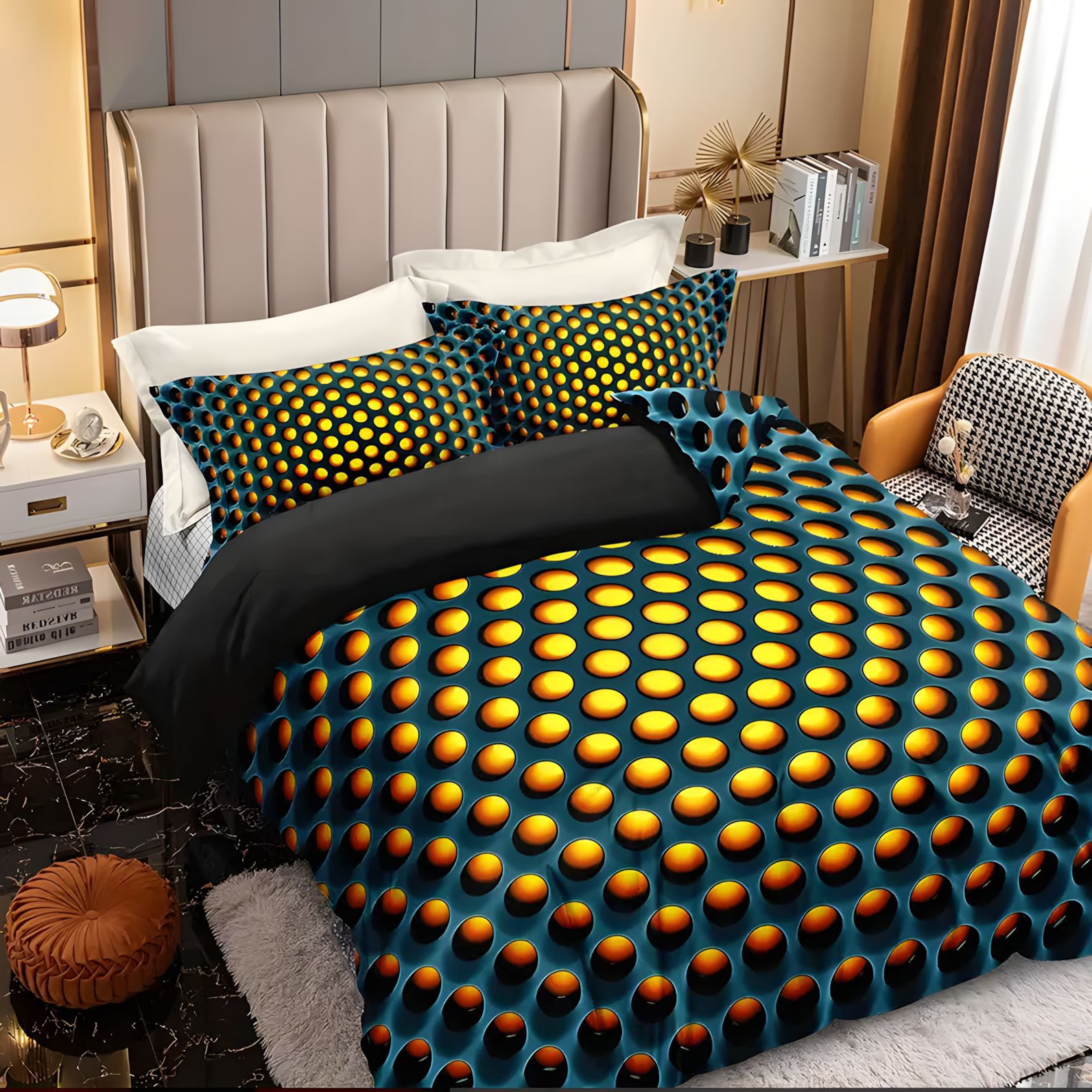 Estereoscopia de luz amarilla