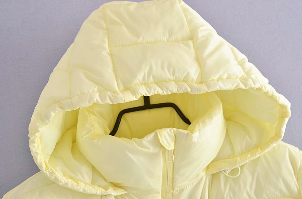 hooded cotton-padded short jacket Nihaostyles wholesale clothing vendor NSAM75877