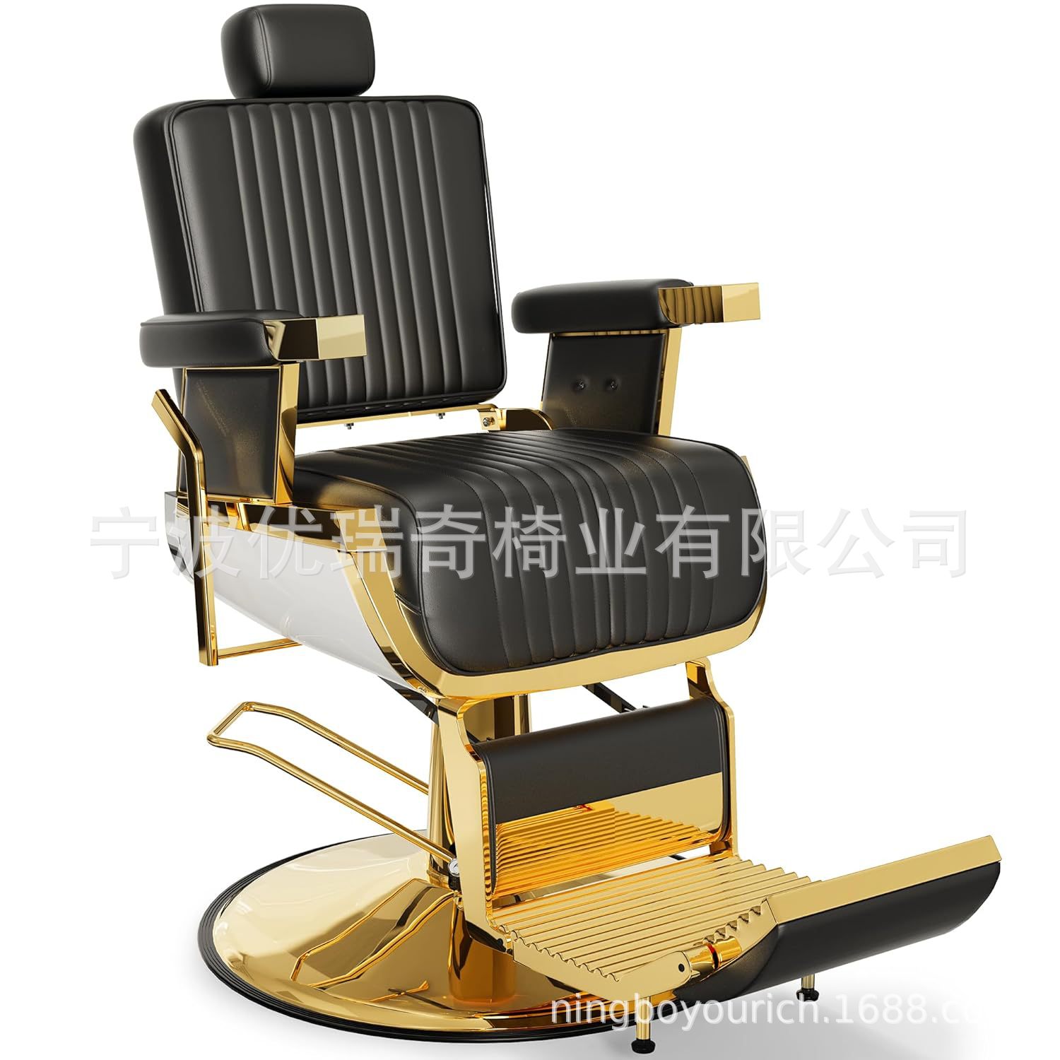 Silla de peluquería de gama alta de Yuruiqi, silla de diseño, silla de corte, silla de comercio exterior, silla de peluquería hidráulica, silla de peluquería elevadora