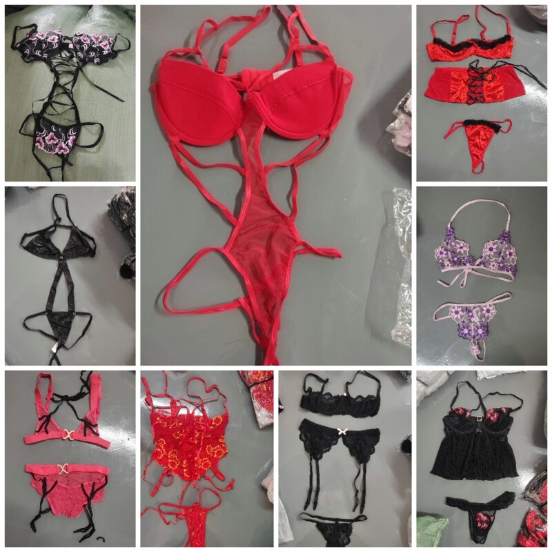sexy underwear Southeast Asian sexy lingerie set mesh see-through foreign trade brand low-priced supply