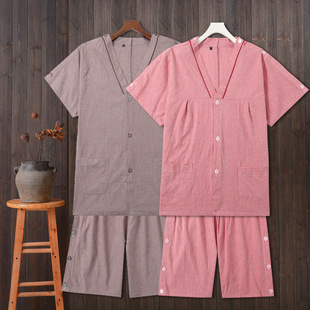 New Moxibustion Clothing Women's Front and Back Shoulder Buckle Physiotherapy Clothing Men's High-end Massage Clothing Sweat Ear-picking Clothing