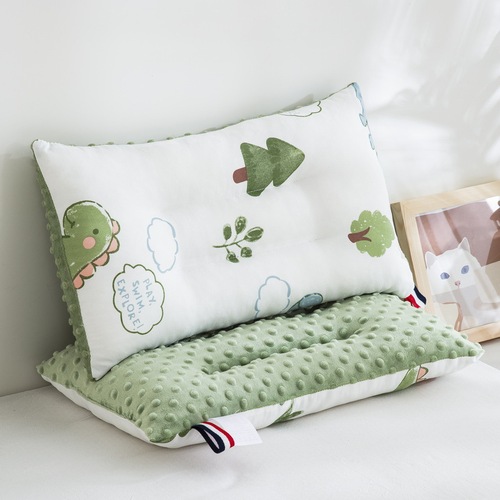 3D Pea-Shaped Pillow, Granule Filler Core, Cartoon Design, Machine-Washable Small Pillow—Perfect for Baby Naps and Kids' Use