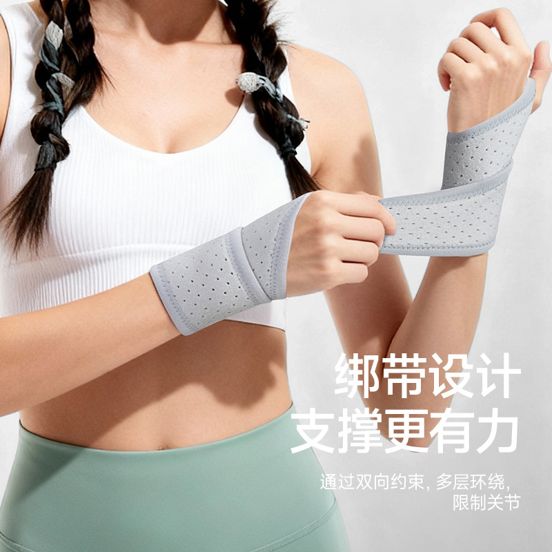 Protector de muñeca deportivo anti-torsión correa de muñeca envuelta presurizada especial de bádminton tenis ventilable protector para hombres y mujeres