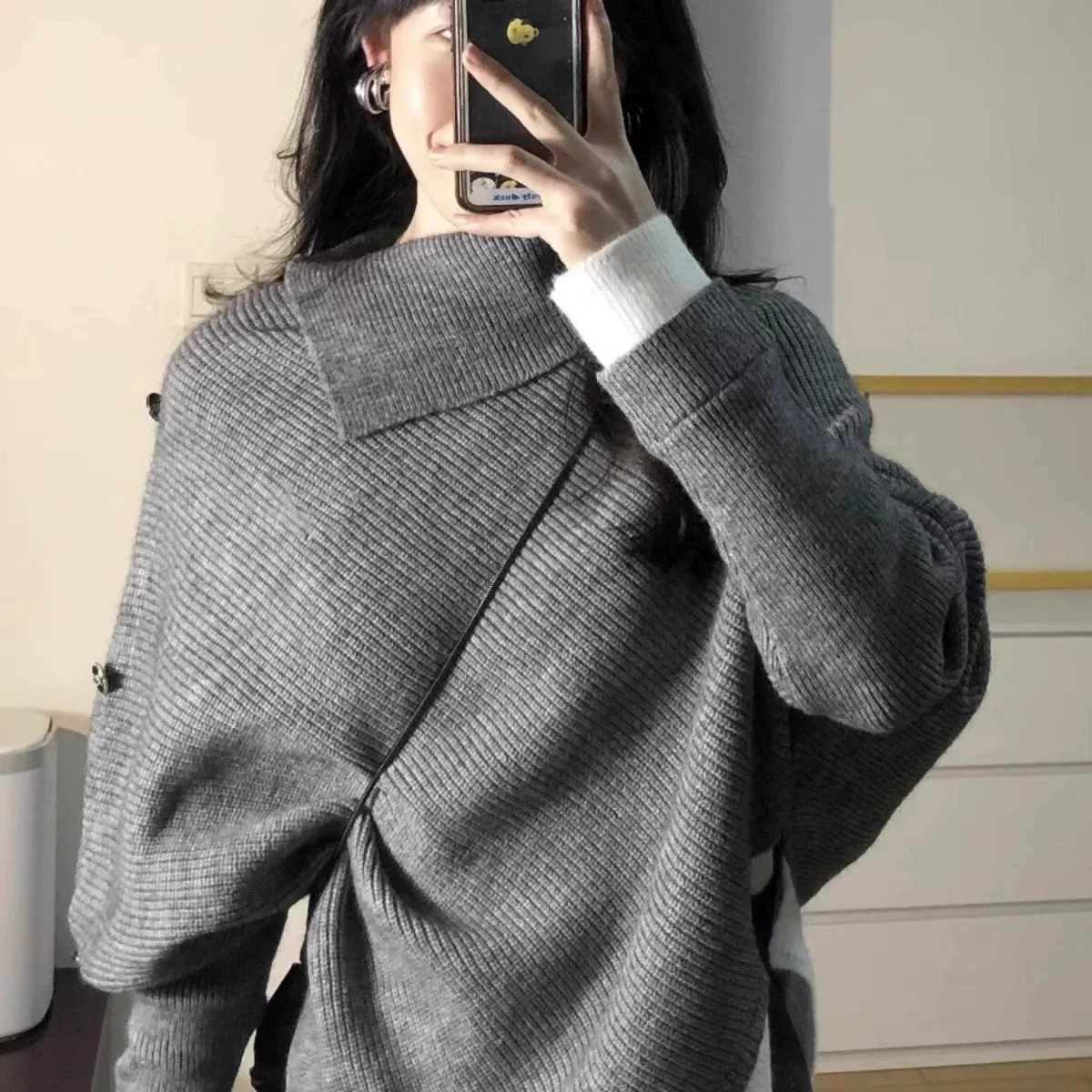 Trench coat, autumn sweater, jacket, oversize