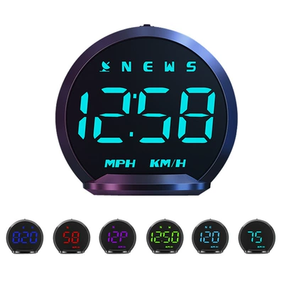 New cross-border colorful light HUD head-up display, universal car speedometer, GPS multi-function on-board computer