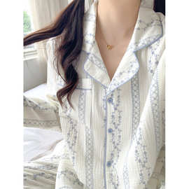 2025 秋季新款情衣女韩系简约家居服套装