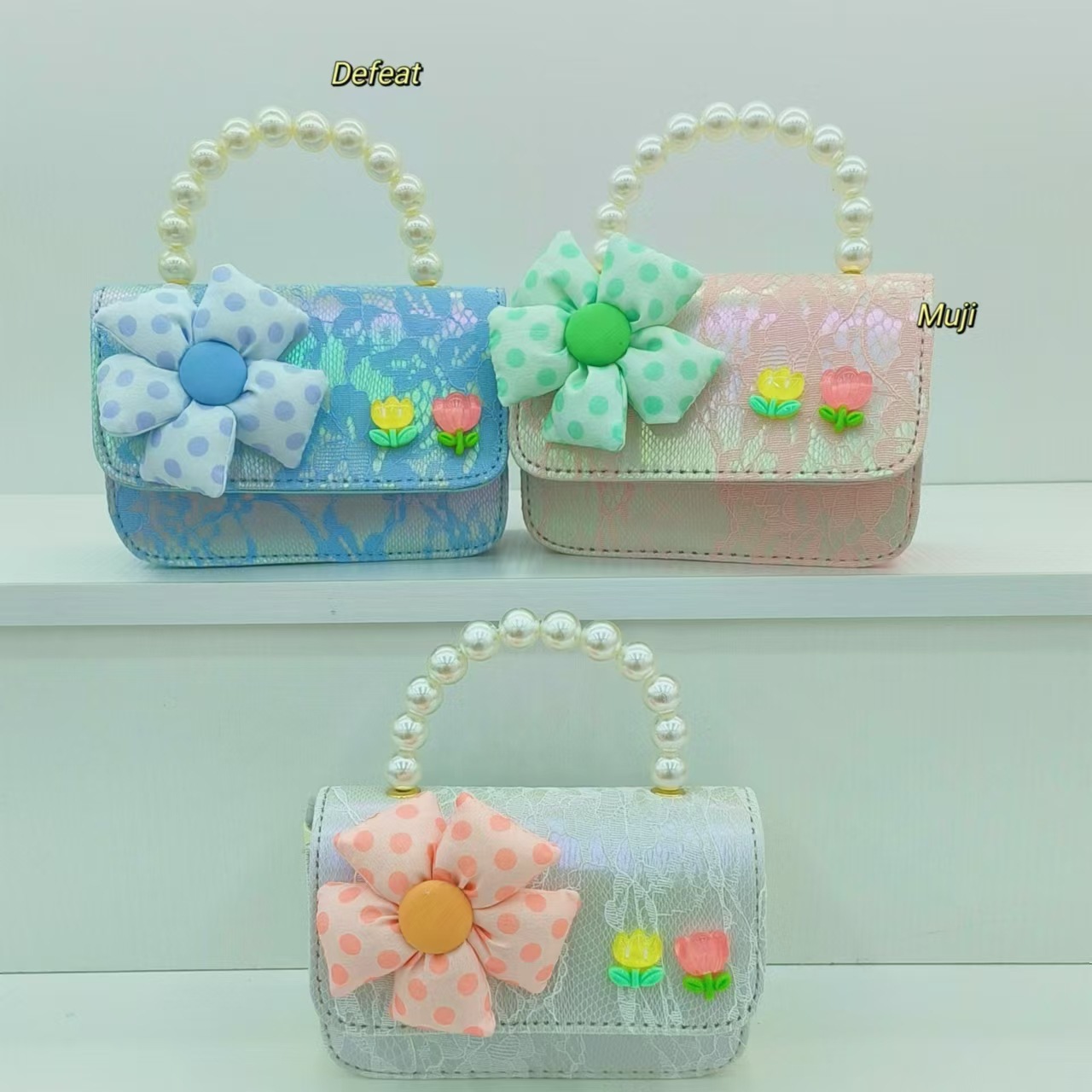 Bolso de perlas bolso de hombro bolso de cinturón bolso de cambio bolso de flores bolso de princesa bolso de chicas bolso de regalo bolso de cadena bolso pequeño