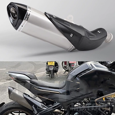 Exhaust pipe and middle sections are
