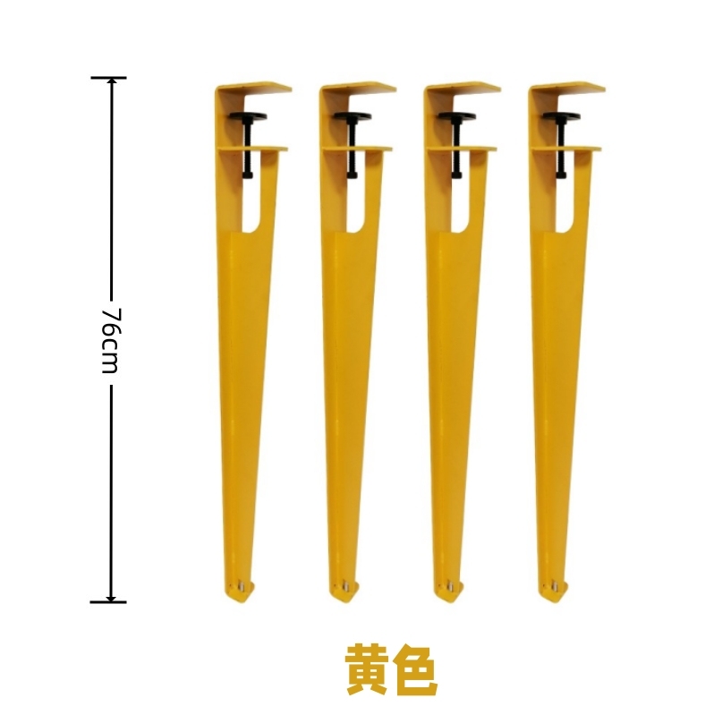 免打孔桌腿金属支架桌脚可移动升降桌子铁艺支撑腿支撑架方桌支架|undefined