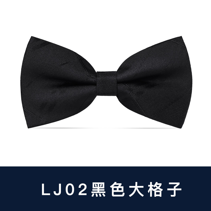 ↤↤↤LJ02 블랙 라지 체크무늬 나비넥타이 ↦=>=>=>