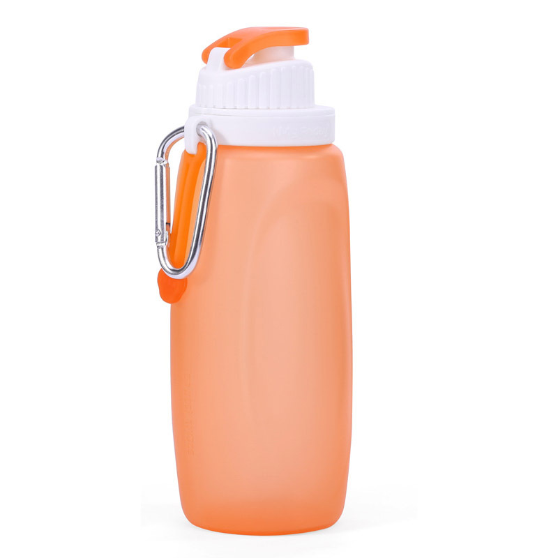 Outdoor Sports Water Bottle Silicone Folding Water Cup Portable Travel Pot Drop-proof Children's Gift Water Cup