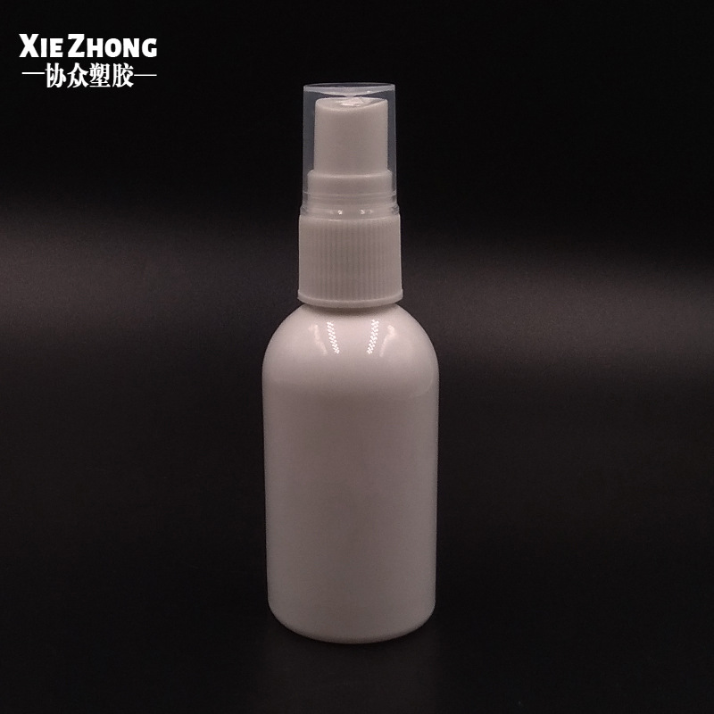 厂家供应50ML圆肩圆瓶 PET塑料瓶 旅行分装瓶喷雾瓶 洗手消毒液瓶