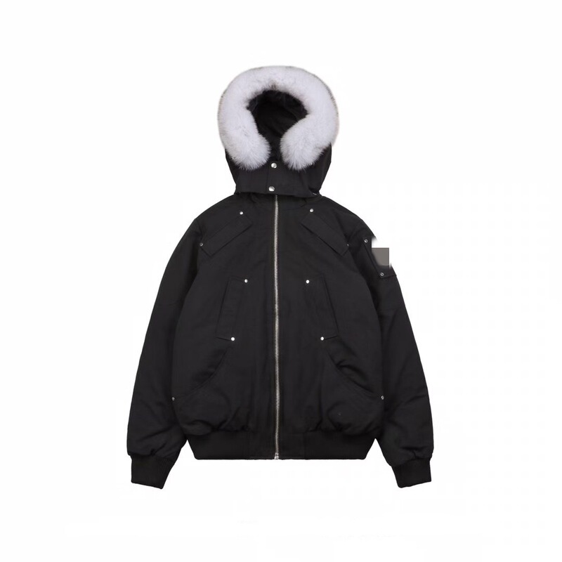 Cross-border foreign trade Canadian Golden Scissors 02 model down jacket for men, versatile casual warm fox fur coat