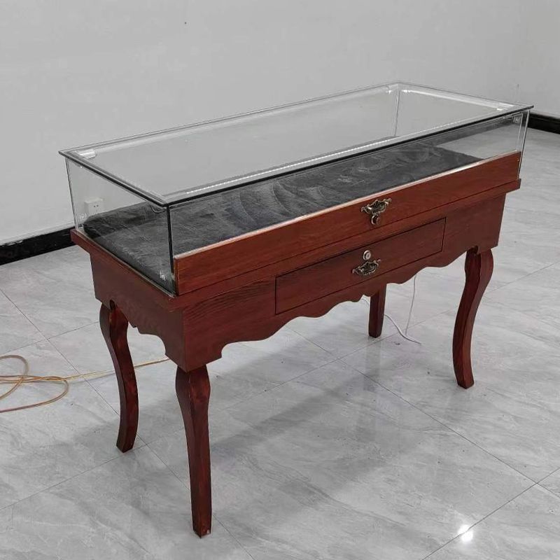 实木珠宝展示柜翡翠玉器古玩手串手表首饰品柜台纪念品玻璃展示柜|undefined