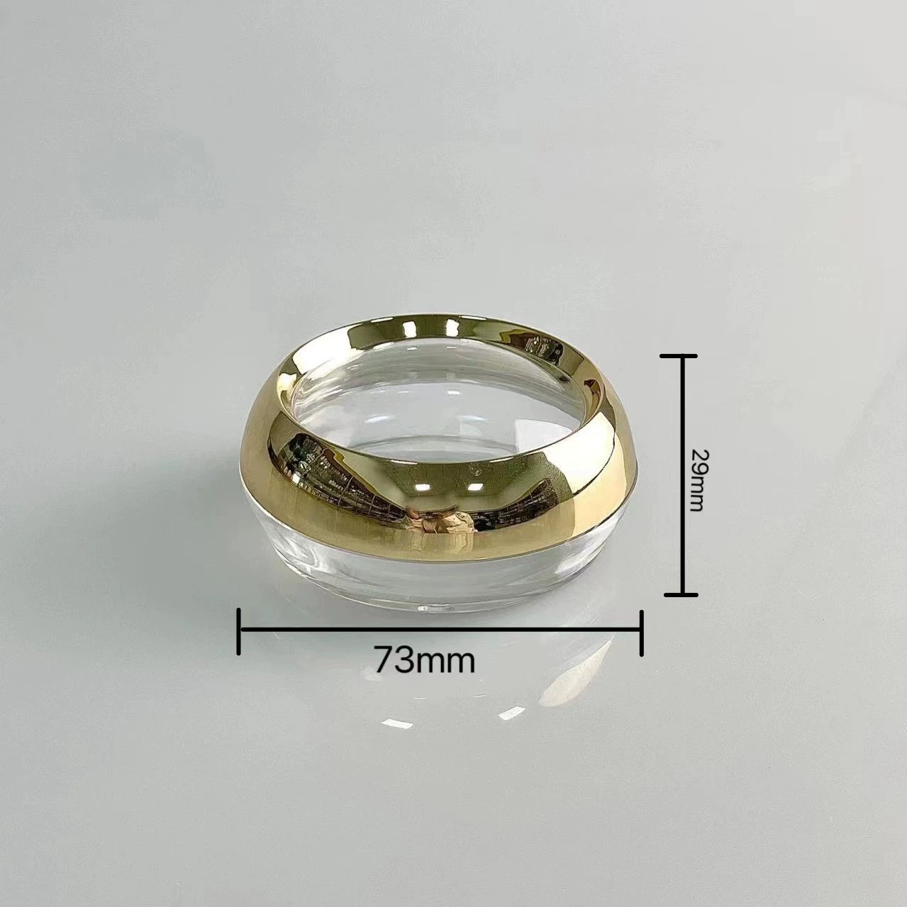 30 круглых коробок с эссенцией космических капсул, прозрачные пластиковые пустые коробки для средств по уходу за кожей, флаконы для косметики, производители источников