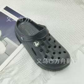 夏季外贸潮州时装工艺拖鞋潮流时尚新款家居洞洞鞋