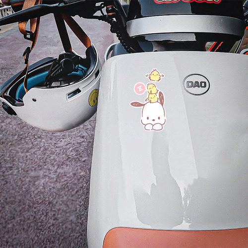 Car Scratch Cover Sticker Micky Mouse Daisuke Dog Kitty Cat Cartoon Sticker Electric Helmet Decor