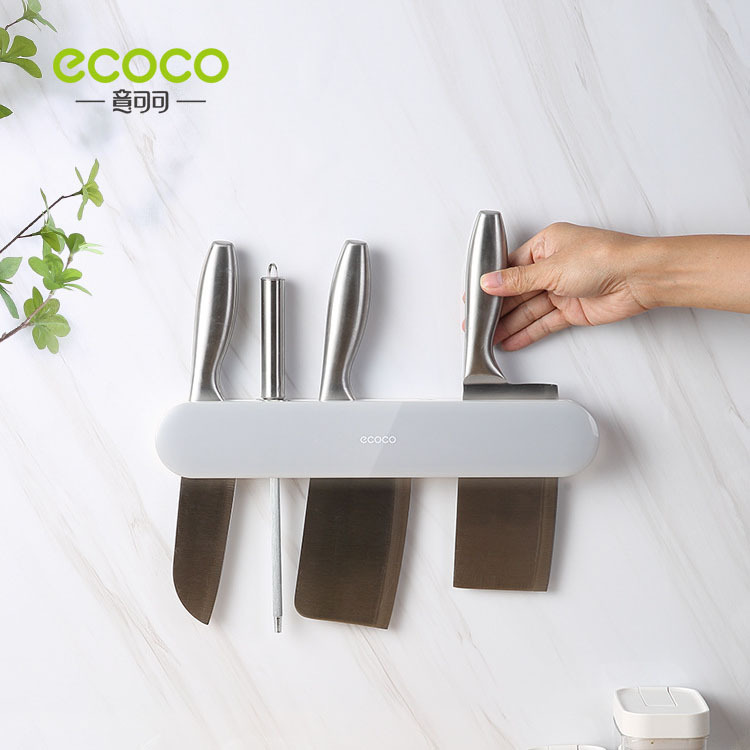 Soporte de cuchillo montado en la pared suministros de cocina cuchillo titular cuchillo palillos jaula estante de almacenamiento integrado multifuncional cuchillo de cocina estante de almacenamiento