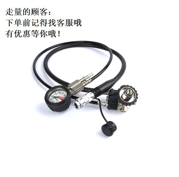 厂家直供稳定型减压器总成单 三通正压式空气呼吸器配件黄铜