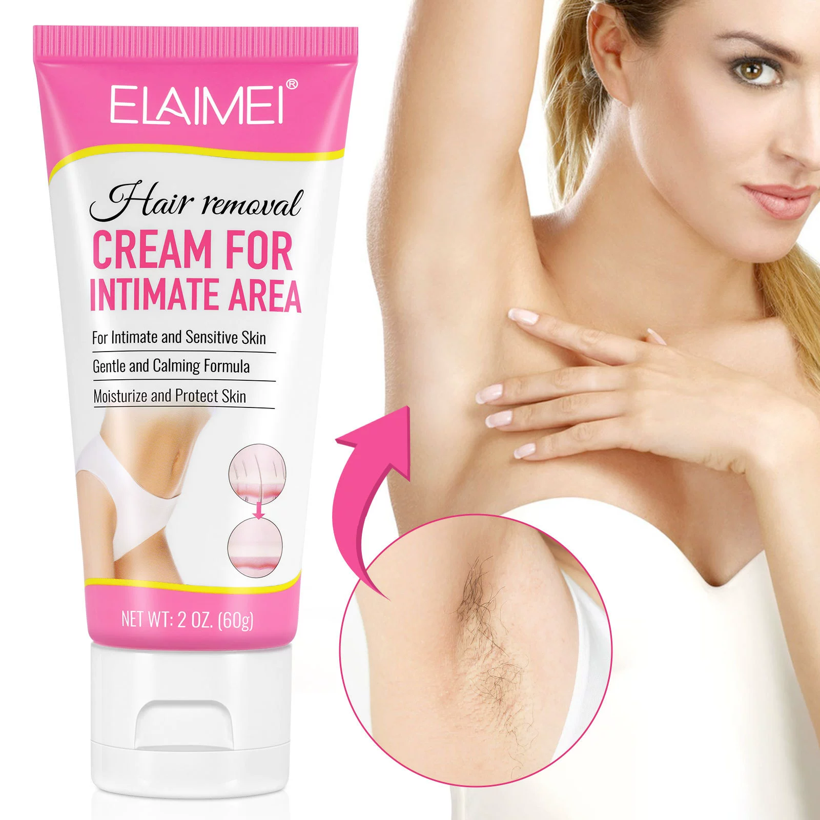 [私密部位脱毛膏HAIR REMOVAL CREAM FOR INTIMATE AREA]