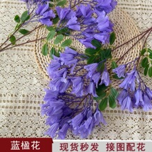 仿真花蓝楹花工程绿植插花装饰紫丁香庭院花卉加密高枝紫薇花