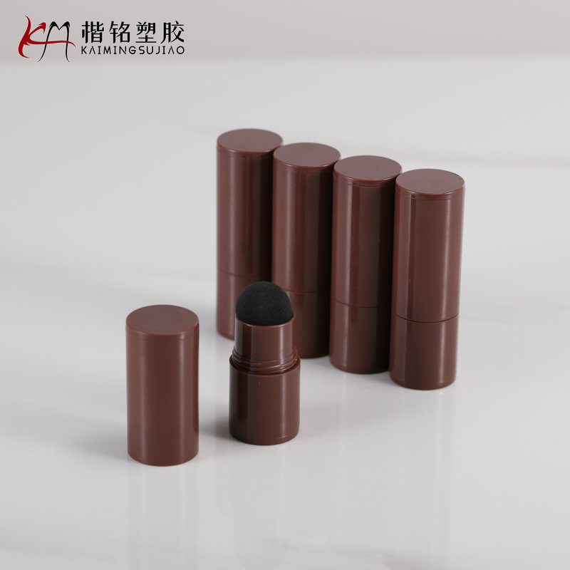 源头工厂修容阴影粉棒头发发际线粉棒包材棕色补发色粉空棒包材