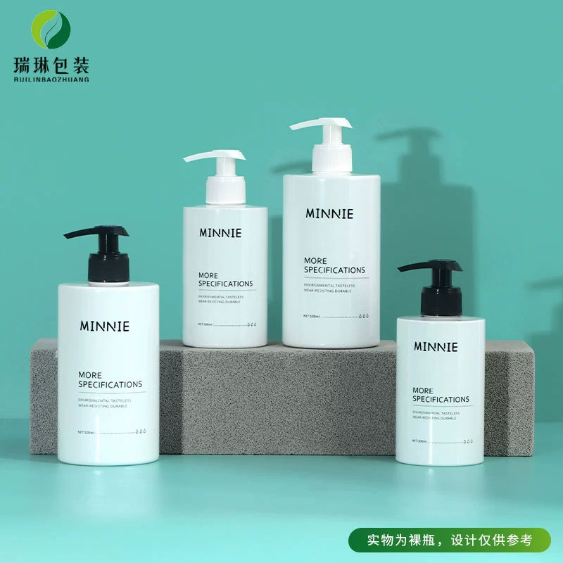 Пятно 500mlPET белая матовая пластиковая бутылка 300 мл лосьон для мытья и прессования шампунь высокого значения