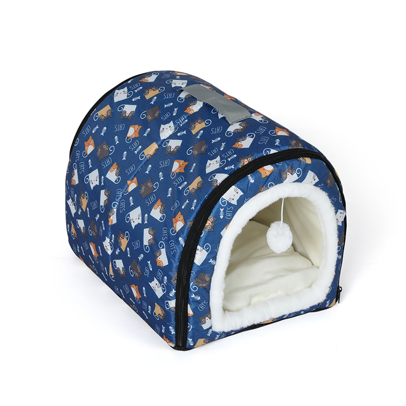 Perrera Four Seasons Universal Desmontable Lavable Verano Al aire libre Impermeable Invierno Cálido Villa Casa para perros Colchón para gatos Colchón para perros