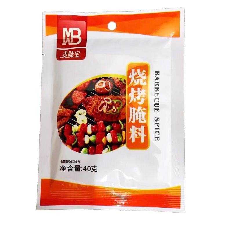 麦の味の宝のニューオーリンズの羽のマリネの40gの小さい包装のフライドチキンのフォークの焼き肉のご飯のマリネの調味料|undefined