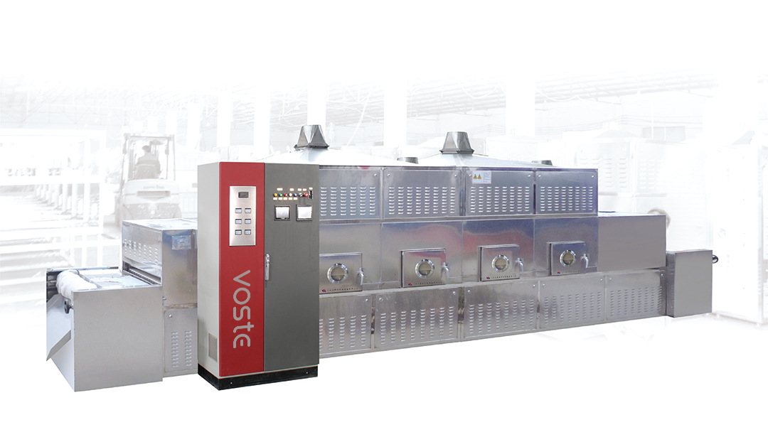 连续式调味品辣椒粉烘干微波杀菌设备多功能芝麻粉脱水干燥机