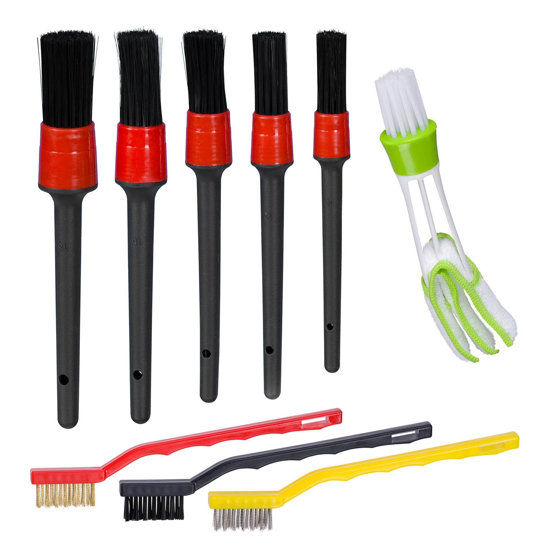Detalles de la cabeza de cepillo eléctrico de taladro eléctrico de Amazon para lavar el juego de cepillos para coche, limpiar el buje del coche, limpiar el cepillo de la herramienta para coche, lavar el cepillo de herramientas para coche