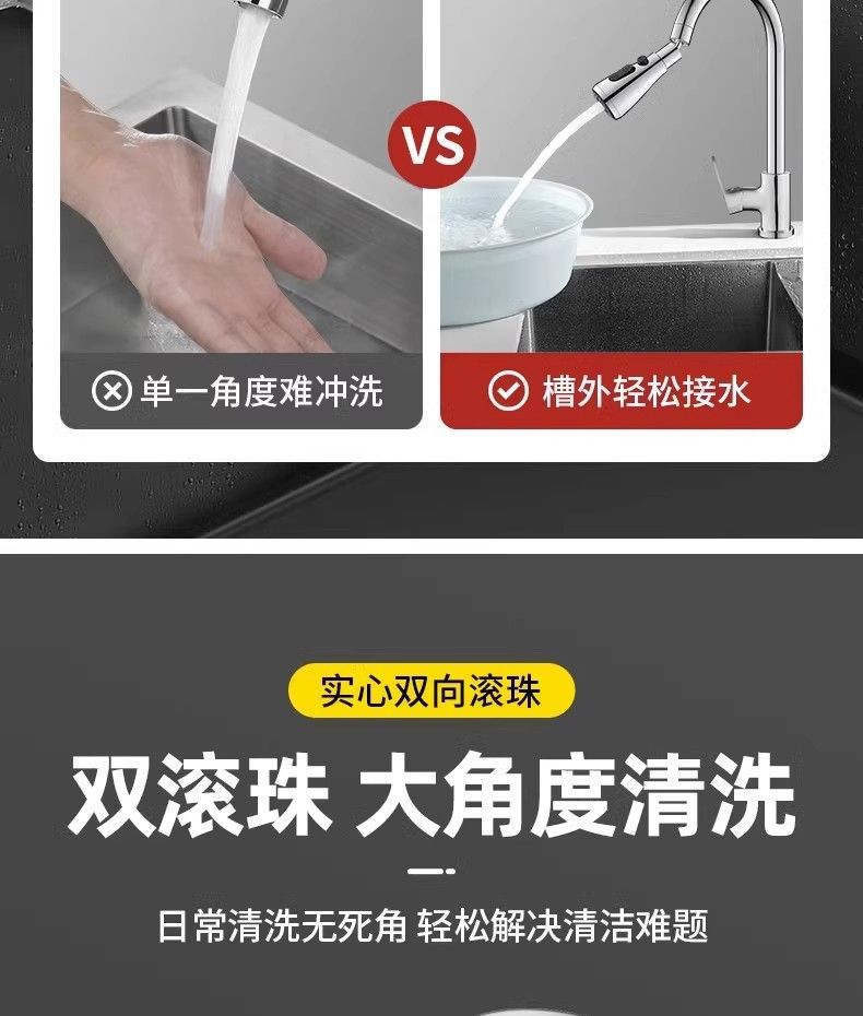 Sink faucet nozzle extender, universal splash-proof joint for kitchen, extended showerhead to cross-border e-commerce undefined
