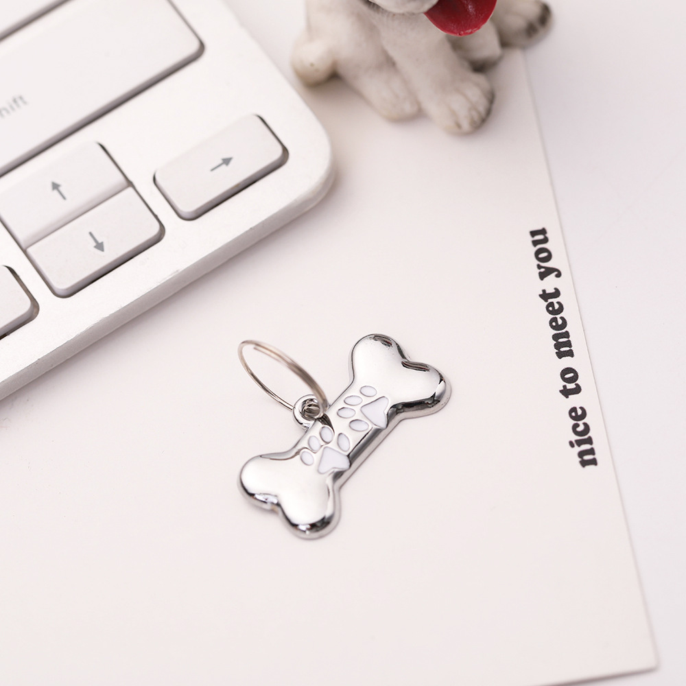 Cute Metal Solid Color Pet Accessories display picture 4