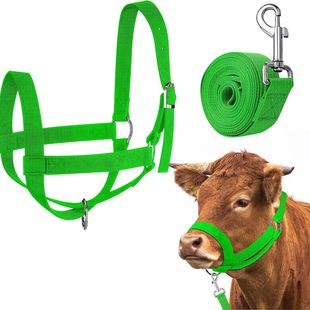 Cross-border equestrian supplies adjustable with traction rope suitable for miniature horse goat cattle halter horse dragon cover