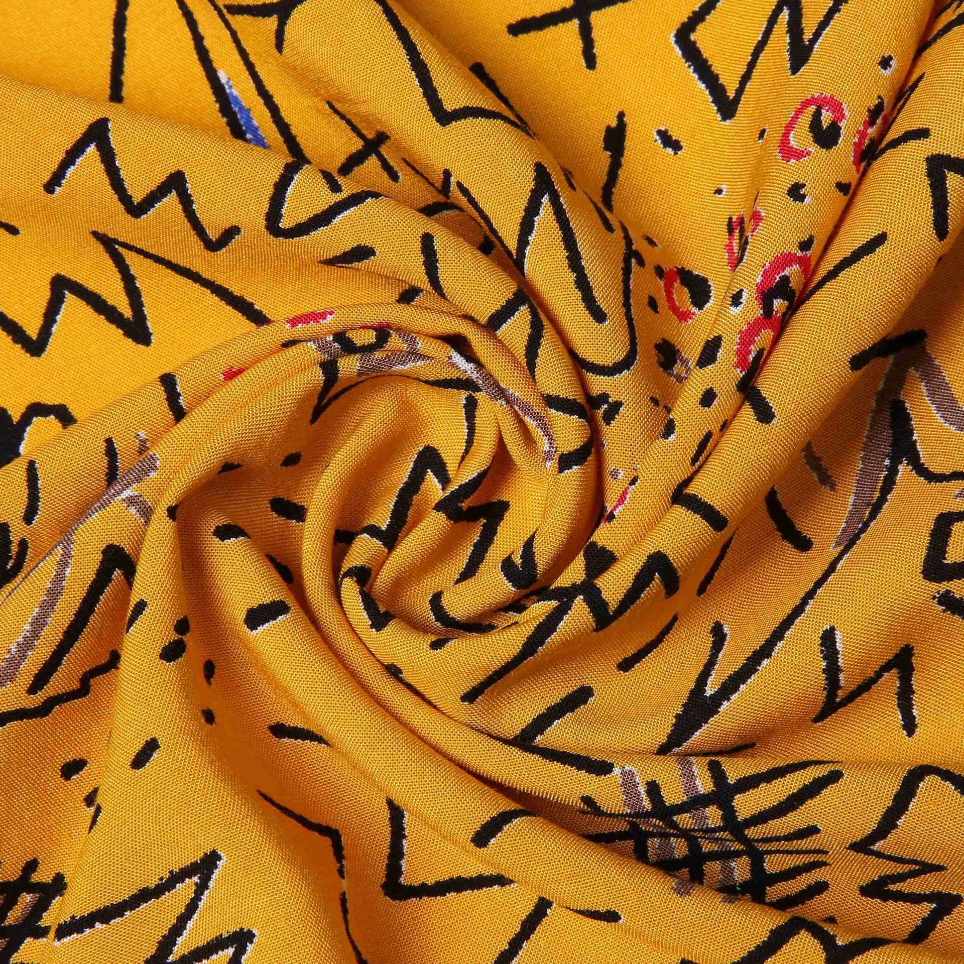 Fábrica de suministro directo diseño 100% tela de rayon damas falda de verano tela transpirable suave delgada
