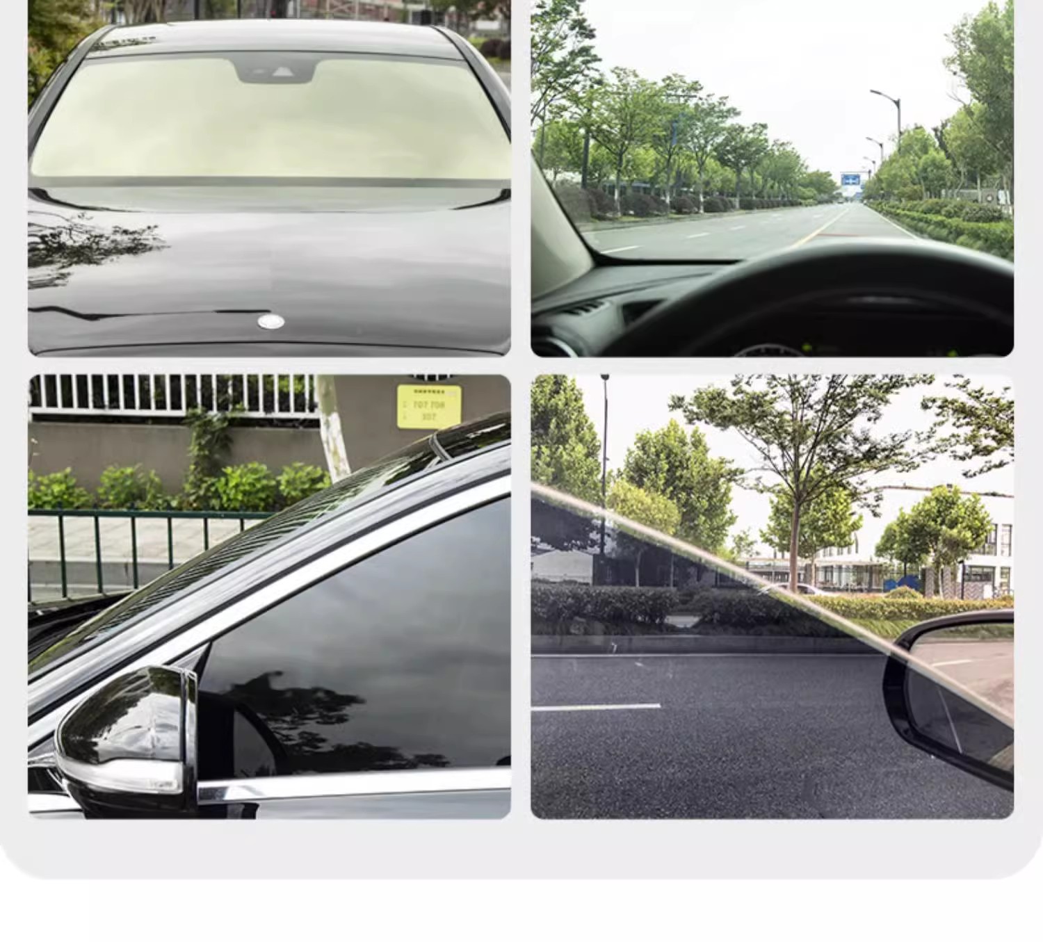 Car Solar Film High Insulation Nano Ceramic Metal Magnetron Film Car Window Glass Sun Protection Explosion-Proof High-Definition Primary Color Film