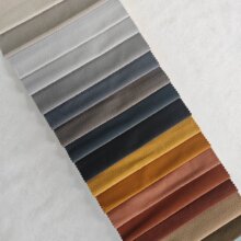 烂花防静电耐磨梭织毛绒面料 100% 聚酯纤维 450 GSM 沙发套材料