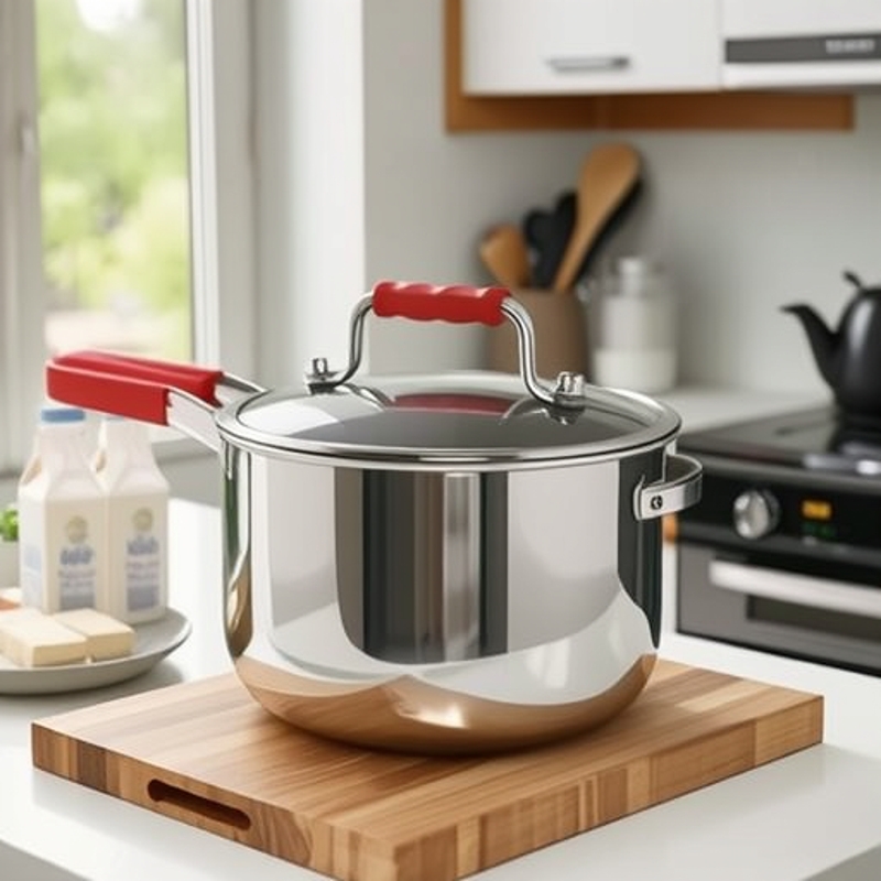 304 Stainless Steel Milk Pot, Small Stew Pot, Instant Noodle Pot, Baby Food Supplement Pot, Induction Cooker, Gas Soup Pot