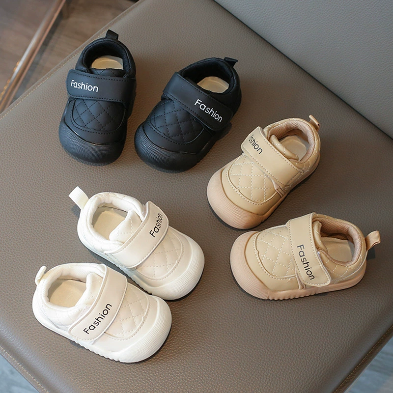 Ходунки обувь для мужчин и женщин осень новый 0-1 год 3 года детская обувь для малышей мягкая подошва дышащая женская детская обувь для волос