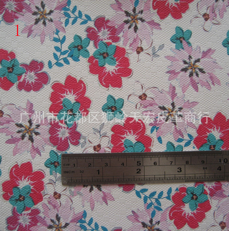 流行田园植物花各种动物印花皮革 皮具手机套革服饰工艺装饰面料