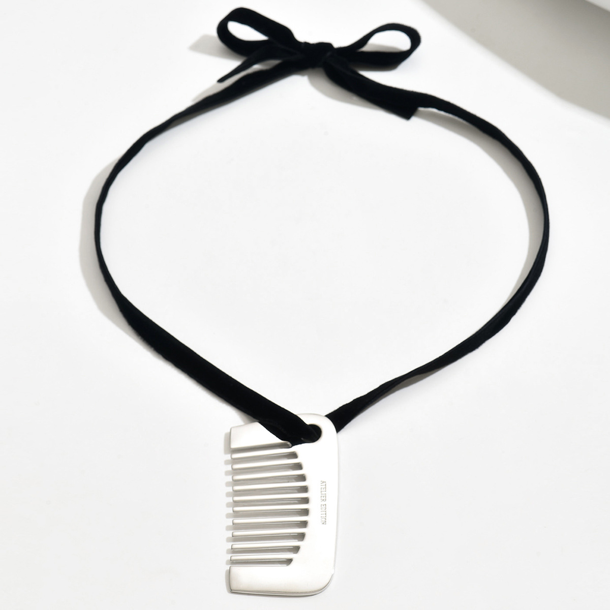 Nuevos productos de peine suéter cadena cuerdas cuello colgante temperamento de moda colgante de metal cadena clavícula joyas de alta calidad