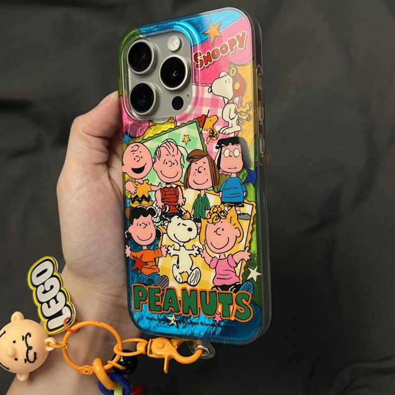 Cute Cartoon Snoopy Charlie Family Suitable for Apple 15Promax Mobile Phone Case 14Pro New Style 13 Full 6 Cute Cartoon Snoopy Charlie Family Suitable for Apple 15Promax Mobile Phone Case 14Pro New Style 13 Full 6