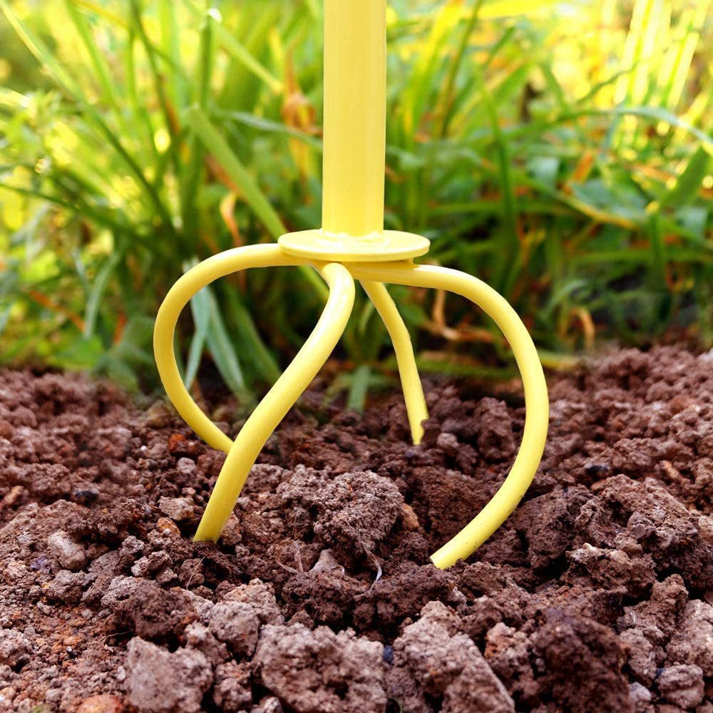 亚马逊抓土器除草器草地增氧打洞器园林松土工具打洞工具花园爪