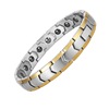 Magnetic quantum lamp, men's bracelet stainless steel, simple and elegant design