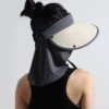 [shawl style] beige gray edge